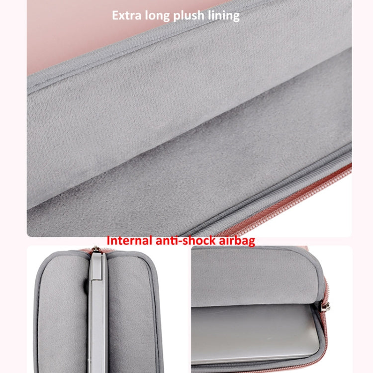 14-14.6 Inch Thin And Light Laptop Sleeve Case Notebook Briefcase Bag(Gray) - 14.1 inch by buy2fix | Online Shopping UK | buy2fix