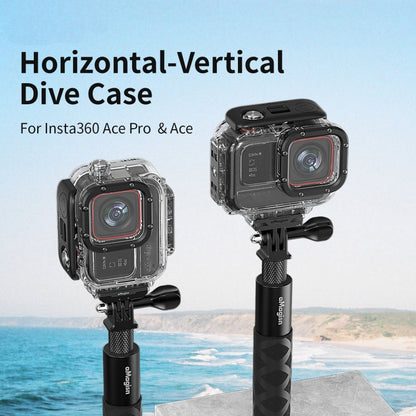 For Insta360 Ace aMagisn Horizontal and Vertical Shooting Dive Shell 60m Waterproof Shell Accessories - Case & Bags by aMagisn | Online Shopping UK | buy2fix