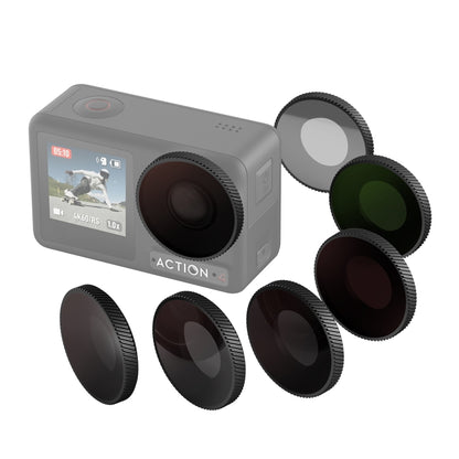 For DJI Osmo Action 4 AMagisn Waterproof Filter Sports Camera Accessories, Style: ND8+ND16+ND32+CPL -  by aMagisn | Online Shopping UK | buy2fix