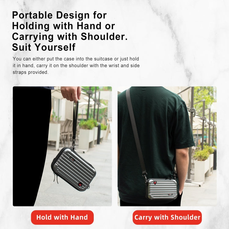 For Insta360 Flow aMagisn Small Storage Bag Protective Accessories(Deep Gray) - Case & Bags by aMagisn | Online Shopping UK | buy2fix