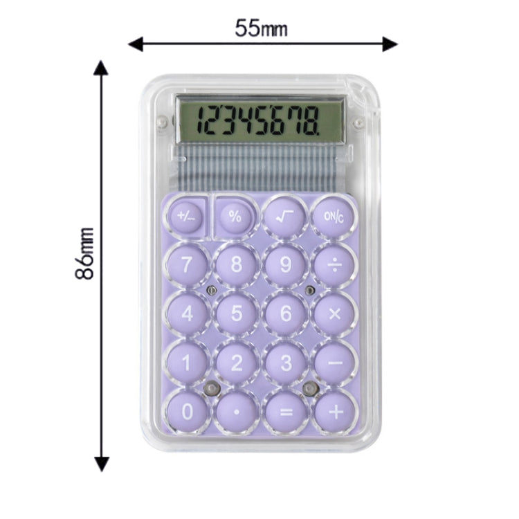 Small Silent Simple Calculator Mini Candy Dormitory Student Office Exam Tool(Green) - Calculator by buy2fix | Online Shopping UK | buy2fix