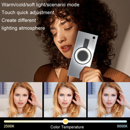 Cell Phone Magnetic Fill Light Portable Photo Pocket Lamp(Black) - Selfie Light by buy2fix | Online Shopping UK | buy2fix