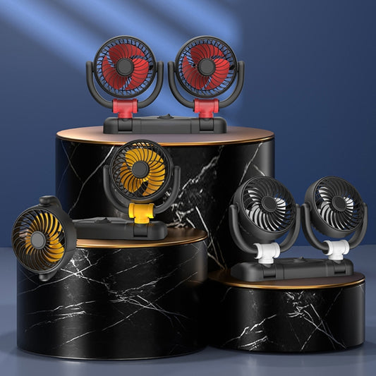 SUITU Car Foldable Cooling Fan Automobile Summer Temperature Reduction Fan, Model: Single 12V Cigarette Lighter Energized by SUITU