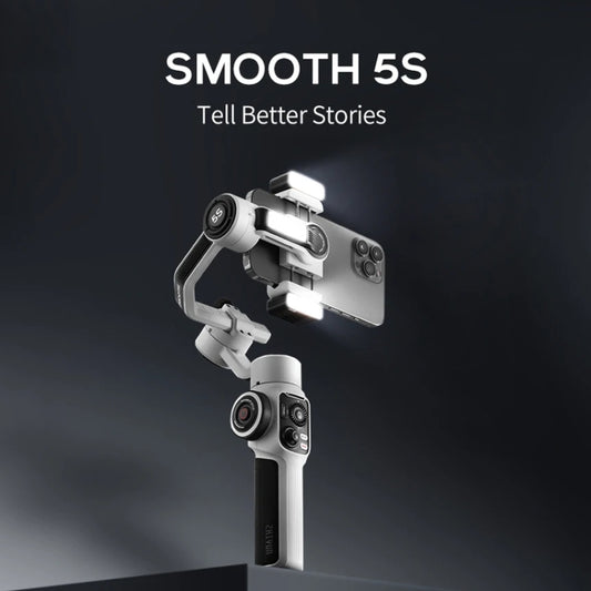 ZHIYUN Smooth 5S 3-Axis Smartphone Handheld Gimbals Stabilizer, Spec: Standard Black by ZHIYUN