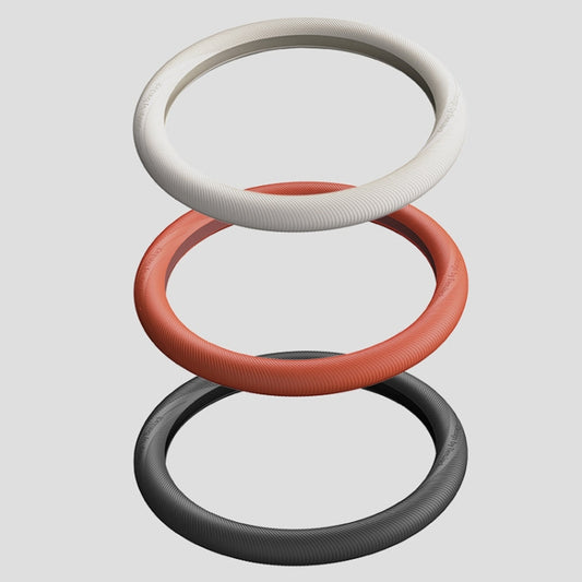 BEN.JACK Car Anti-slip Sweat-absorbent Liquid Silicone Steering Wheel Cover(Beige) by BEN.JACK