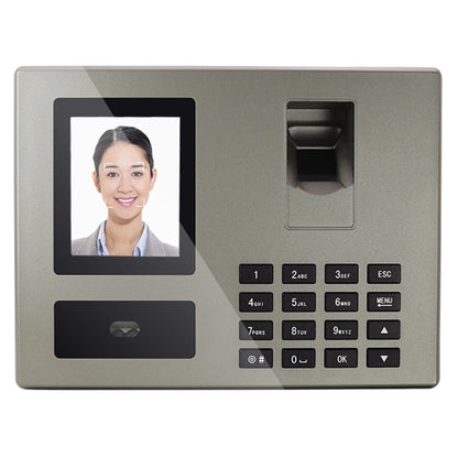 FA03 Intelligent Voice Prompt Face Recognition Fingerprint Attendance Machine(English with EU Plug) by buy2fix