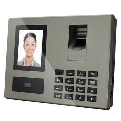FA03 Intelligent Voice Prompt Face Recognition Fingerprint Attendance Machine(English with US Plug) by buy2fix