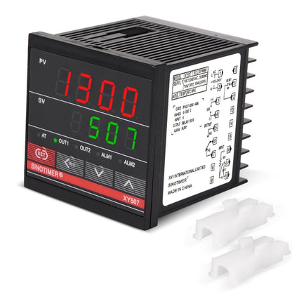 SINOTIMER XY507 Smart Temperature Control Instrument Short Shell PID Heating Relay SSR Solid State Output - Thermostat & Thermometer by SINOTIMER | Online Shopping UK | buy2fix