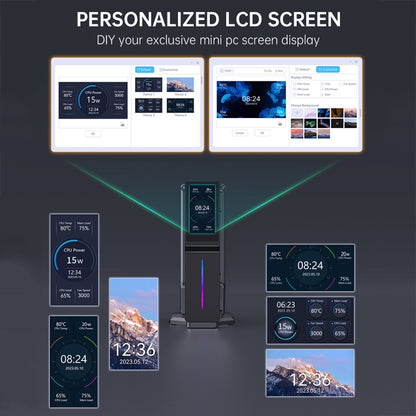 S1 Intel Alder Lake N150 WIFI 6+BT4.2 Office Home Mini PC Win11 DDR4 3200MHz, Spec: 16G+1TB UK Plug by buy2fix