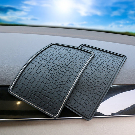 Car Storage Mat Anti-slip Mat for Mobile Phone Ornaments, Style: Without Diamond by buy2fix