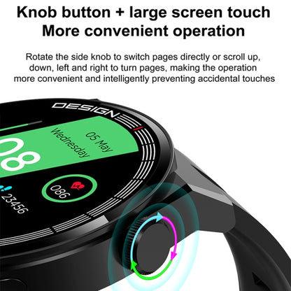 GT3Pro 1.28-Inch Health Monitoring Bluetooth Call Smart Watch With NFC, Color: Silver Three-bead Steel by buy2fix