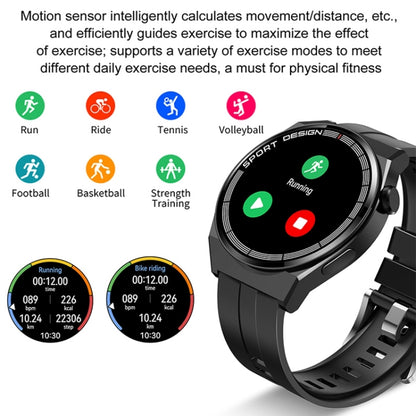 GT3Pro 1.28-Inch Health Monitoring Bluetooth Call Smart Watch With NFC, Color: Silver Steel by buy2fix