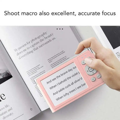 50 MP HD Camera 4K Video Retro Vlog Self-Shooting Camera(Black) by buy2fix