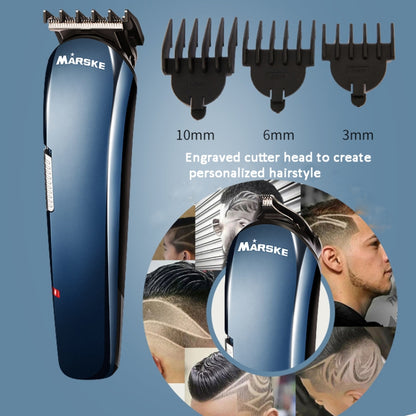 MARSKE MS-5006 5 In 1 Electric Hair Clipper Razor Nose Hair and Eyebrow Trimmer EU Plug - Hair Trimmer by MARSKE | Online Shopping UK | buy2fix