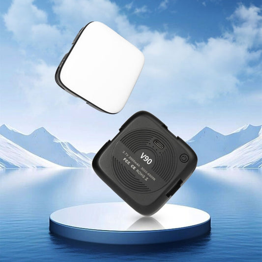 Desiontal V90 Mobile Phone Live Beauty Fill Light LED Pocket Light USB Charging Tofu Lamp(Standard) by Desiontal