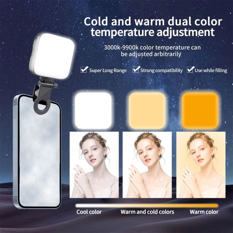 Desiontal V90 Mobile Phone Live Beauty Fill Light LED Pocket Light USB Charging Tofu Lamp(Standard) - Selfie Light by Desiontal | Online Shopping UK | buy2fix