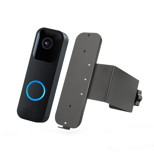 For Blink Doorbell Bracket No-Drilling Easy Installation Mount(Black) by buy2fix