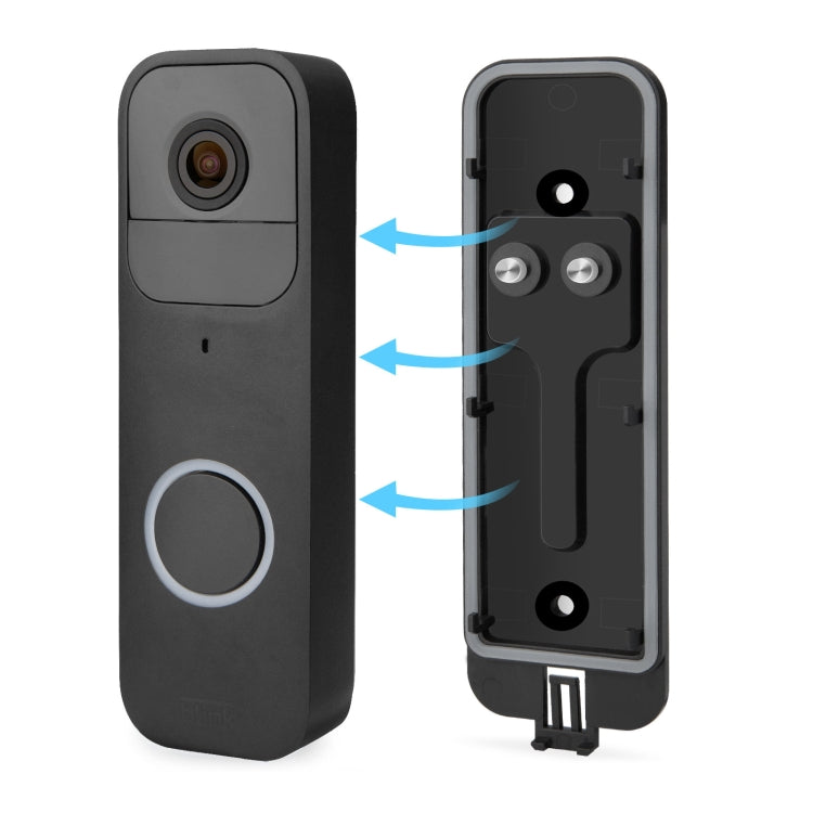 For Blink Doorbell Backplate Replacement Part(Black) by buy2fix