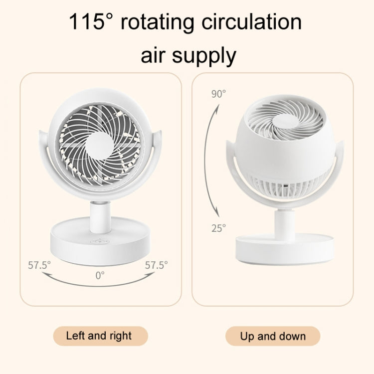 Desktop Air Circulation Fan Household Office Compact Mute Electrical Fan, Style: USB Plug In - Electric Fans by buy2fix | Online Shopping UK | buy2fix