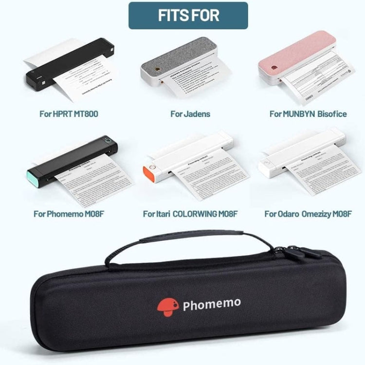 Phomemo Portable Storage Bag For M08F / P831 Printer(Gray) - Printer Accessories by Phomemo | Online Shopping UK | buy2fix