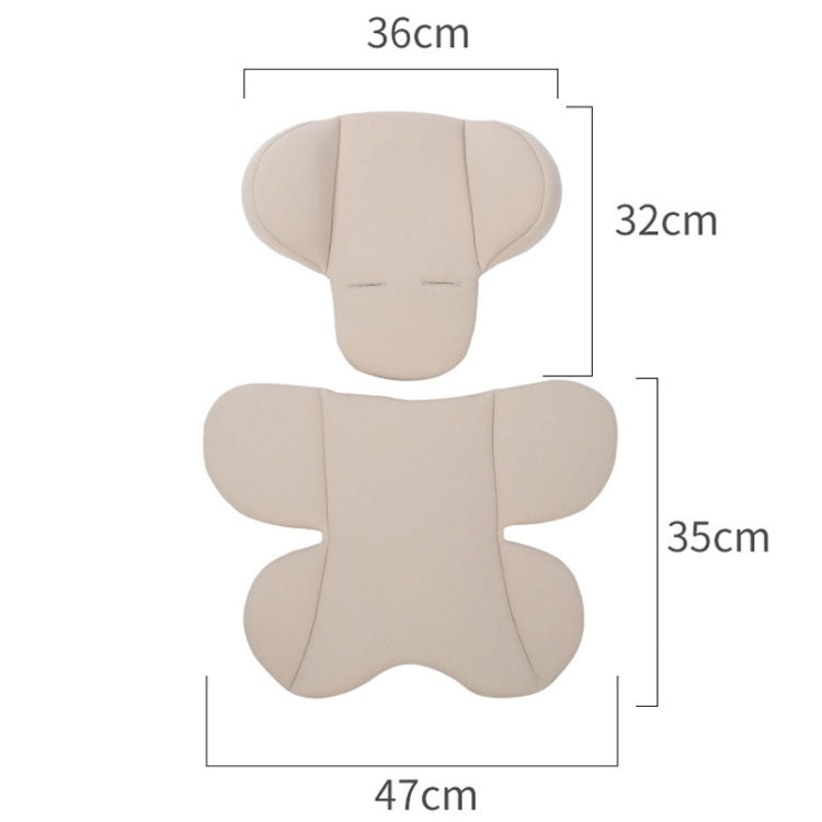 Infant Safety Seat Cushion Four Seasons Universal Stroller Lumbar Protection Pads(Beige) - Strollers Accessories by buy2fix | Online Shopping UK | buy2fix