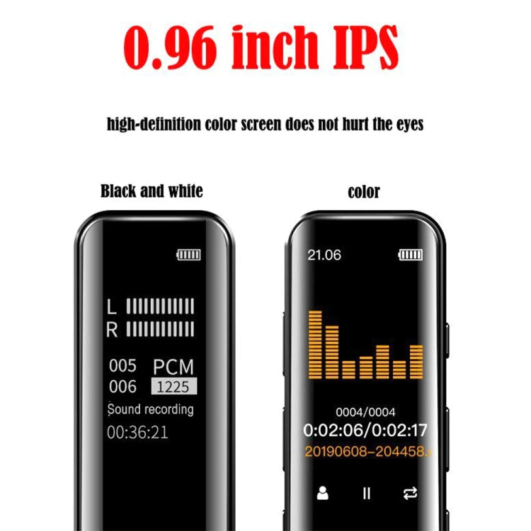 G1 0.96-Inch IPS Color Screen HD Smart Mini Noise Reduction Timer Recorder, Capacity: 32GB - Recording Pen by buy2fix | Online Shopping UK | buy2fix