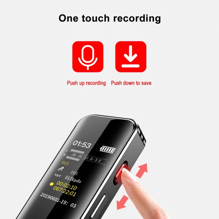 G1 0.96-Inch IPS Color Screen HD Smart Mini Noise Reduction Timer Recorder, Capacity: 32GB - Recording Pen by buy2fix | Online Shopping UK | buy2fix