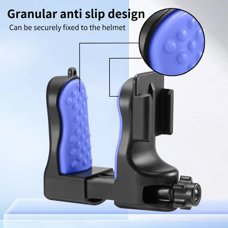 Motorcycle Helmet Chin Clamp Mount for GoPro Hero Series DJI Osmo Action, SJCAM Cameras, Spec: Set 2 by buy2fix