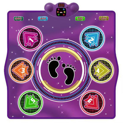 6 Buttons Dance Mat Toys For Kids With Bluetooth / AUX And Built In Music 6 Modes Step Floor Mat - Others by buy2fix | Online Shopping UK | buy2fix