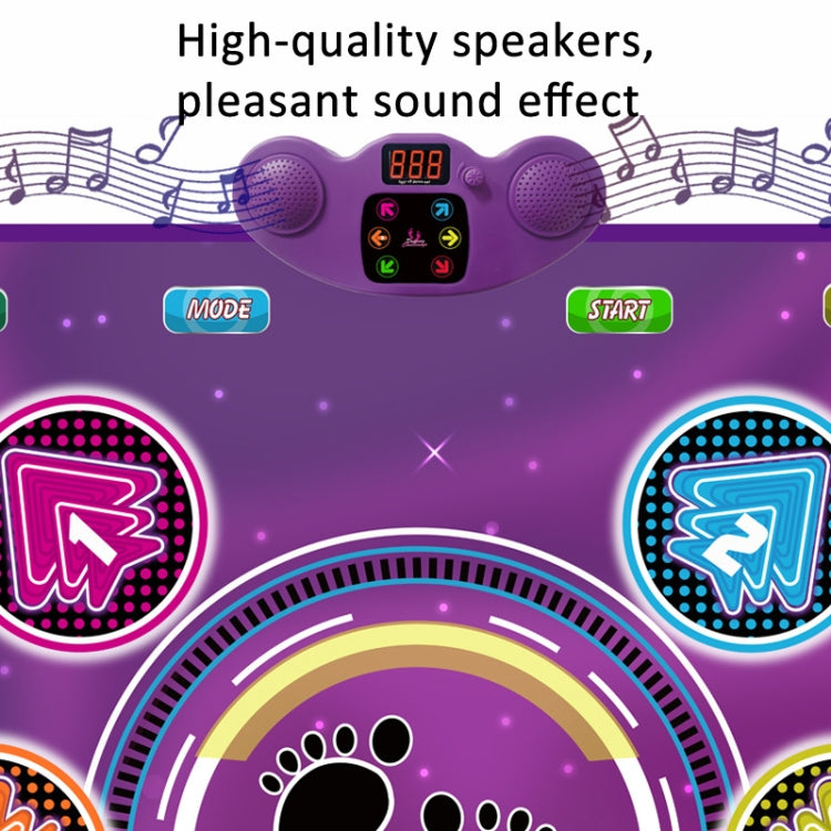 6 Buttons Dance Mat Toys For Kids With Bluetooth / AUX And Built In Music 6 Modes Step Floor Mat - Others by buy2fix | Online Shopping UK | buy2fix