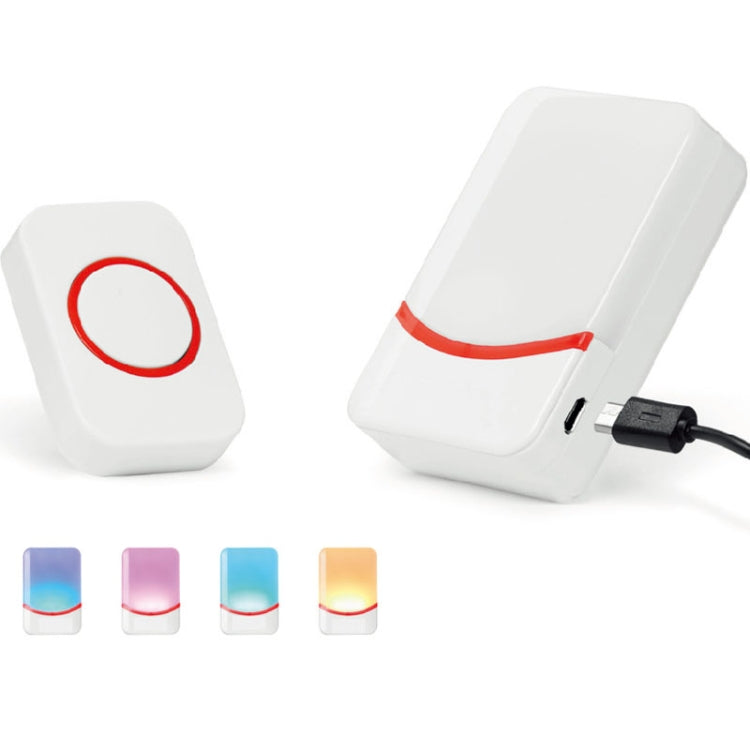 CMF1188-11 USB Power Home Wireless Doorbell Remote Control Intelligent Flashing Doorbell Caller by buy2fix