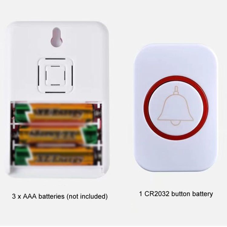 CMF1188-12 USB Power Home Wireless Doorbell Remote Control Intelligent Flashing Doorbell Caller by buy2fix