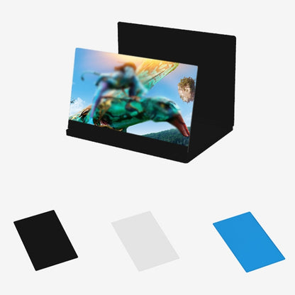 Portable Folding Phone Screen Amplifier HD Anti-Blue Light Magnifying Glass, Size: 12 inch(White) - Screen Magnifier by buy2fix | Online Shopping UK | buy2fix