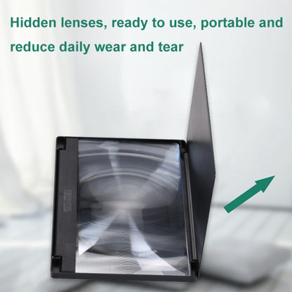 Portable Folding Phone Screen Amplifier HD Anti-Blue Light Magnifying Glass, Size: 12 inch(Blue) - Screen Magnifier by buy2fix | Online Shopping UK | buy2fix