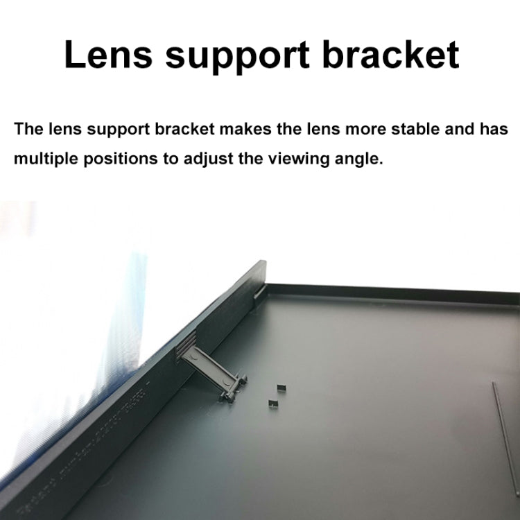 Portable Folding Phone Screen Amplifier HD Anti-Blue Light Magnifying Glass, Size: 12 inch(White) - Screen Magnifier by buy2fix | Online Shopping UK | buy2fix