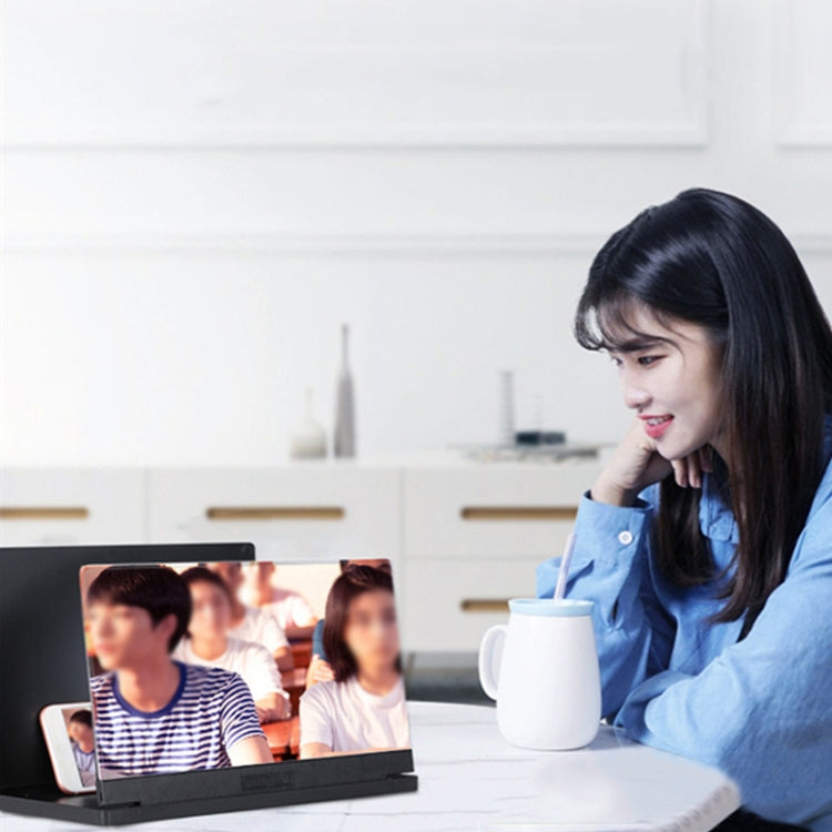 Portable Folding Phone Screen Amplifier HD Anti-Blue Light Magnifying Glass, Size: 12 inch(Blue) - Screen Magnifier by buy2fix | Online Shopping UK | buy2fix