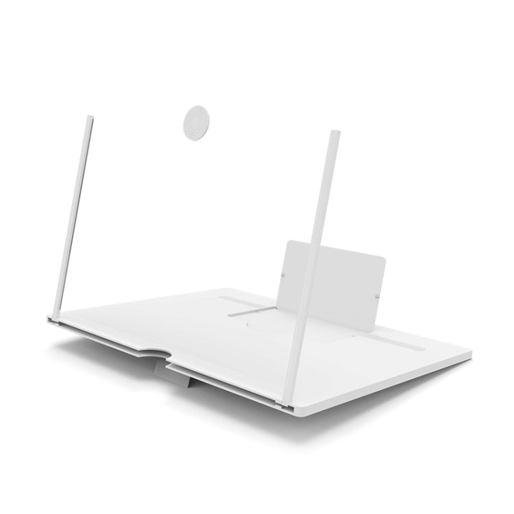 Pull-Out Folding Phone Screen Amplifier HD Anti-Blue Light Magnifying Glass, Color: 14-inch-White - Screen Magnifier by buy2fix | Online Shopping UK | buy2fix