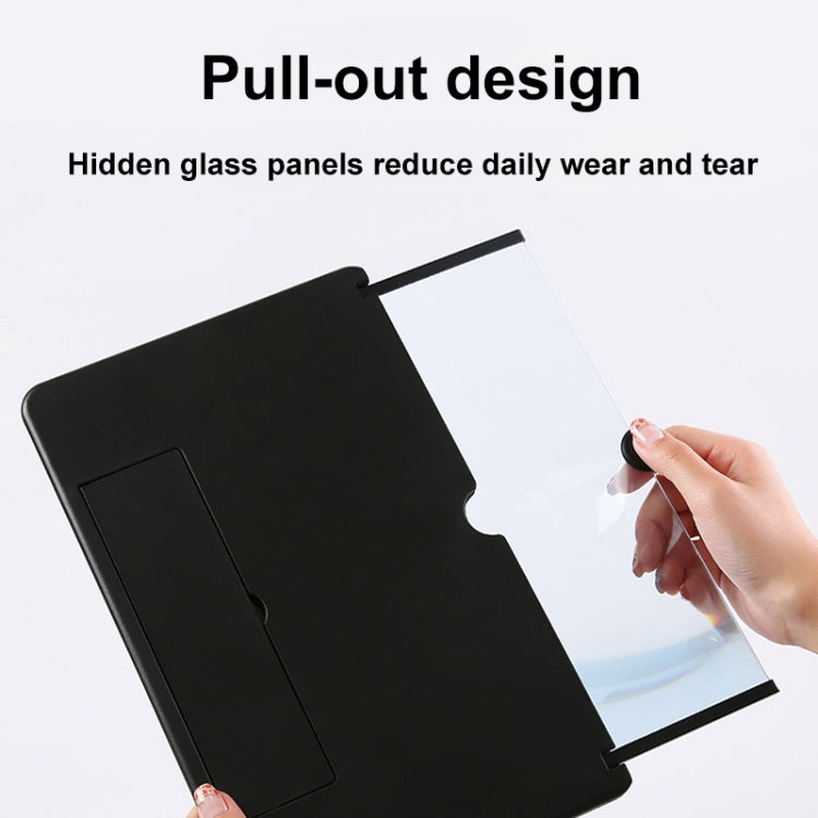 Pull-Out Folding Phone Screen Amplifier HD Anti-Blue Light Magnifying Glass, Color: 16-inch-White - Screen Magnifier by buy2fix | Online Shopping UK | buy2fix