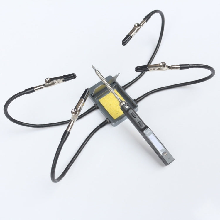 6pcs /Set Soldering Iron Multifunctional Bracket Welding Station Solder Holder Branding Iron Stand - Soldering Iron Stand by buy2fix | Online Shopping UK | buy2fix