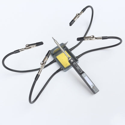6pcs /Set Soldering Iron Multifunctional Bracket Welding Station Solder Holder Branding Iron Stand - Soldering Iron Stand by buy2fix | Online Shopping UK | buy2fix