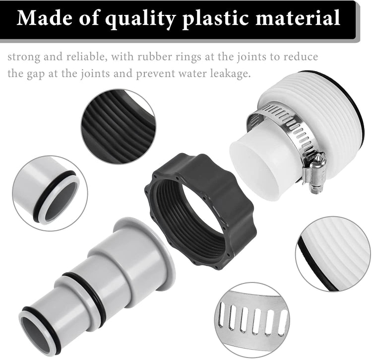 For Intex Pool Hose Adapter with Internal Thread, Spec: A Set - Swimming Pool Parts by buy2fix | Online Shopping UK | buy2fix