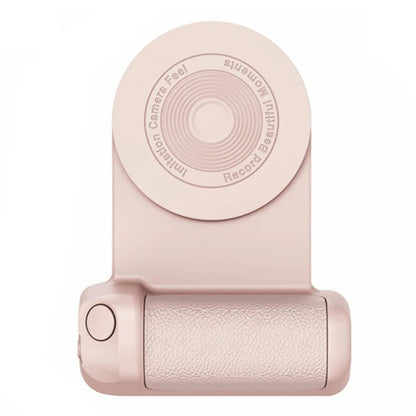 Camera Shape Bluetooth Magnetic Rotating Photo Handle Desktop Stand, Color: Pink Upgraded Model - Phone Remote Control by buy2fix | Online Shopping UK | buy2fix