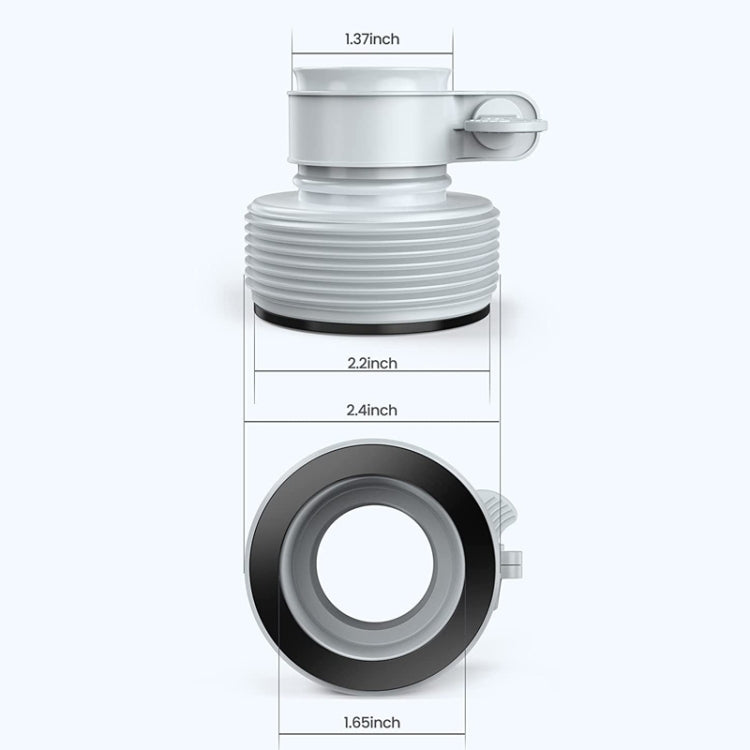 For Intex Pool Pump Fittings 10722 / 25009 Type B Hose Adapter(1pc) - Swimming Pool Parts by buy2fix | Online Shopping UK | buy2fix