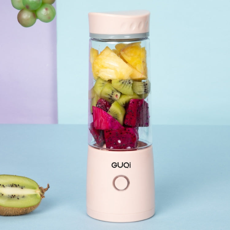 GUQi BSY002 Portable Mini Juicer Wireless Charging Juice Machine(Pink) by GUQi