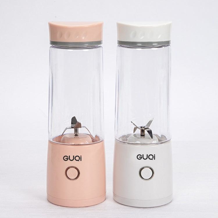 GUQi BSY002 Portable Mini Juicer Wireless Charging Juice Machine(Pink) by GUQi