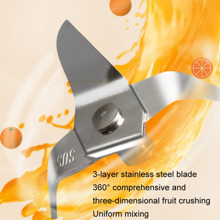 GUQi BSY002 Portable Mini Juicer Wireless Charging Juice Machine(Pink) by GUQi