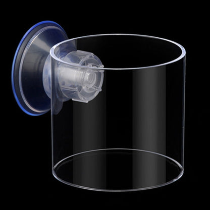 Acrylic Transparent Feeding Ring Fish Tank Feeder Floating Fixed Fish Feeder, Specification: Small Cylinder - Feeders by buy2fix | Online Shopping UK | buy2fix