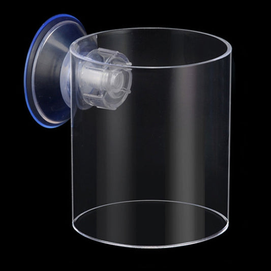 Acrylic Transparent Feeding Ring Fish Tank Feeder Floating Fixed Fish Feeder, Specification: Large Cylinder - Feeders by buy2fix | Online Shopping UK | buy2fix