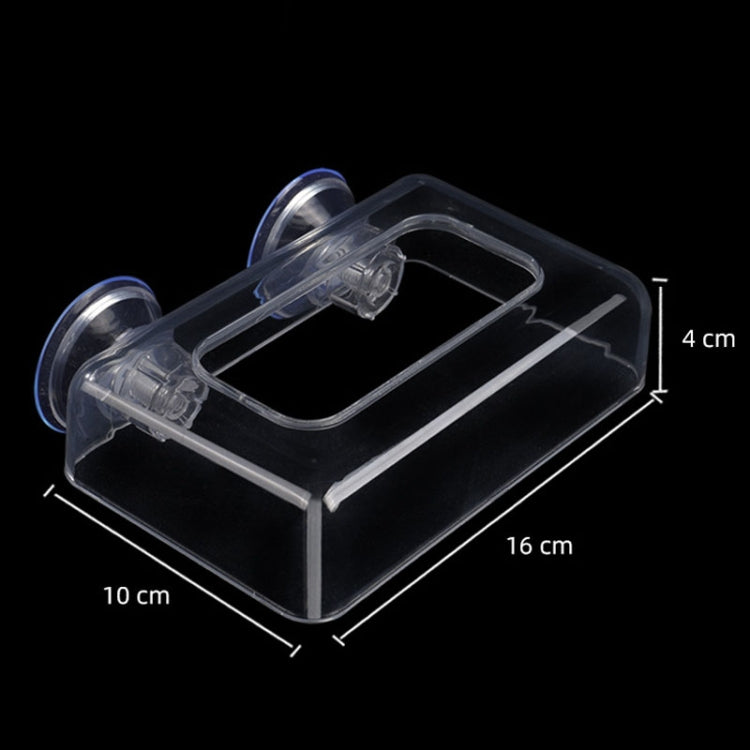 Acrylic Transparent Feeding Ring Fish Tank Feeder Floating Fixed Fish Feeder, Specification: Large Square - Feeders by buy2fix | Online Shopping UK | buy2fix