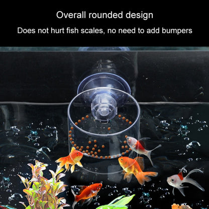 Acrylic Transparent Feeding Ring Fish Tank Feeder Floating Fixed Fish Feeder, Specification: Red Bug Cup - Feeders by buy2fix | Online Shopping UK | buy2fix